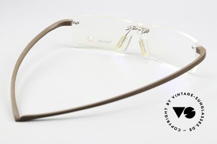 Tag Heuer 3502 Reflex Randlose Sport Luxusbrille, ungetragen, ergonomisch, sportlich und luxuriös, Passend für Herren