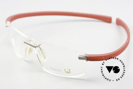 Tag Heuer 3521 Reflex Randlosbrille Titan Gummi, idealer Halt (schmiegen sich dem Gesicht an), Passend für Herren
