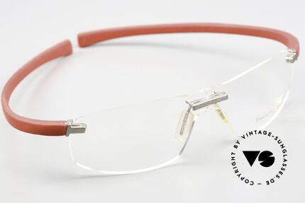 Tag Heuer 3521 Reflex Randlosbrille Titan Gummi, mit Panorama-Gläsern (wirken wie eine Scheibe), Passend für Herren