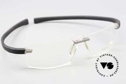 Tag Heuer 3520 Reflex Randlosbrille Made In France, mit Panorama-Gläsern (wirken wie eine Scheibe), Passend für Herren