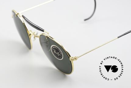 Ray Ban Outdoorsman Round Super Seltene Round Version, ungetragene Sammlerbrille für Ray-Ban Liebhaber, Passend für Herren und Damen