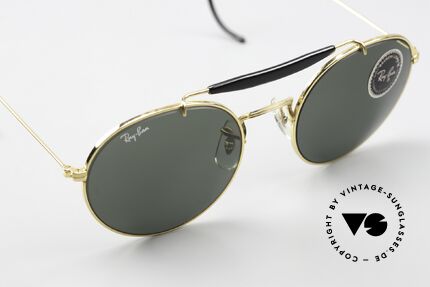 Ray Ban Outdoorsman Round Super Seltene Round Version, KEINE Retromode, sondern ein altes USA-Original, Passend für Herren und Damen