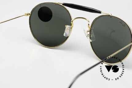 Ray Ban Outdoorsman Round Super Seltene Round Version, Größe: medium, Passend für Herren und Damen