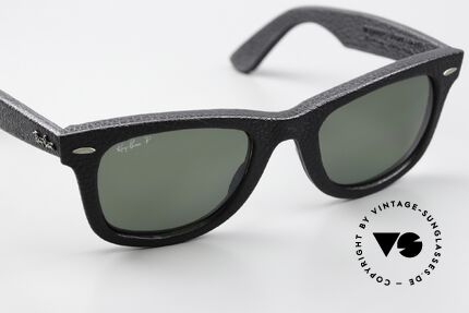 Ray Ban Wayfarer I Leather Genuine Leather Edition, ungetragen (wie alle unsere RAY-BAN Brillen), Passend für Herren und Damen