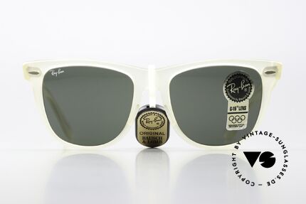 Ray Ban Wayfarer II Smoke Crystal Limited USA, 80er Bestseller-Sonnenbrille: Sonnenbrillen-Legende, Passend für Herren und Damen