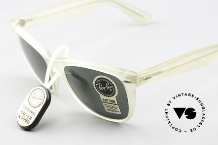 Ray Ban Wayfarer II Smoke Crystal Limited USA, limitierte Edition in smoke crystal mit G-15 Gläsern, Passend für Herren und Damen