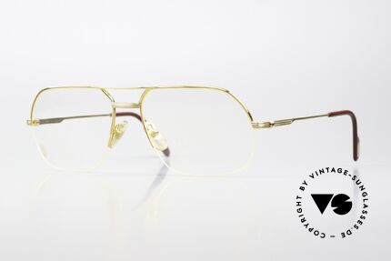 Cartier Orsay - L Nylor Luxusbrille Von 1995, markante Cartier Brillenfassung in Größe 60°17, Passend für Herren