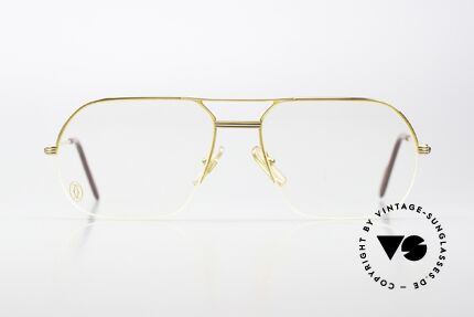 Cartier Orsay - L Nylor Luxusbrille Von 1995, Modell aus der Cartier 'Semi-Rimless' Collection, Passend für Herren