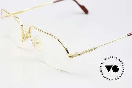 Cartier Orsay - L Nylor Luxusbrille Von 1995, flexibler Halbrahmen (Top-Qualität), Luxusbrille!, Passend für Herren