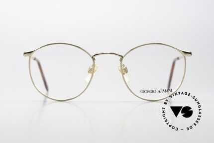 Giorgio Armani 132 Pantobrille Runder SunClip, Größe: small, Passend für Herren und Damen