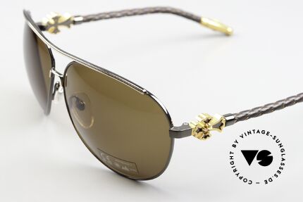 Chrome Hearts JISM Benannt Nach Erotik Thriller, color DB-DBL = dark brown / dark brown leather, Passend für Herren und Damen