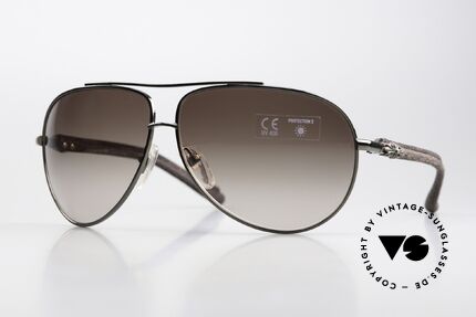 Chrome Hearts Baby Gravy Leder Sonnenbrille Von 2004, Chrome Hearts 'Baby Gravy' Sonnenbrille, 2004, Passend für Herren und Damen