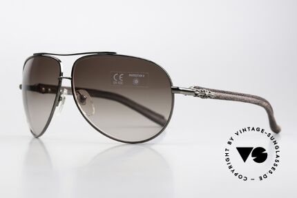 Chrome Hearts Baby Gravy Leder Sonnenbrille Von 2004, vulgär ist 'Baby Gravy' = "Babysoße" = Spermien, Passend für Herren und Damen