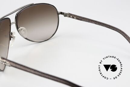 Chrome Hearts Baby Gravy Leder Sonnenbrille Von 2004, am original C.H. Etui fehlt der kleine Anhänger, Passend für Herren und Damen