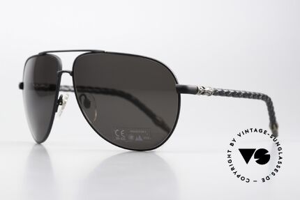 Chrome Hearts Double Dip Aviator Lederbrille Von 2002, vulgärer Name "Double Dip' = einfach googeln!, Passend für Herren und Damen