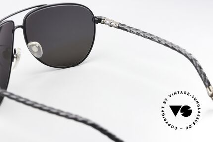 Chrome Hearts Double Dip Aviator Lederbrille Von 2002, am original C.H. Etui fehlt der kleine Anhänger, Passend für Herren und Damen