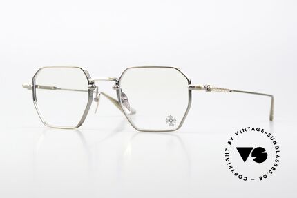 Chrome Hearts Lump Luxusbrille In Antik Gold, achteckige Chrome Hearts Fassung, LUMP, Passend für Herren und Damen