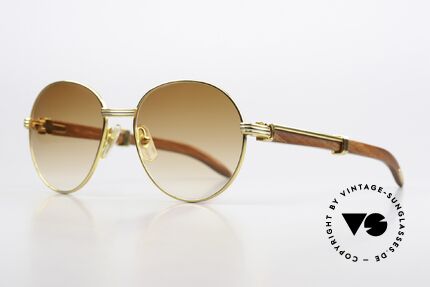 Cartier Bagatelle Bubinga Edelholzbrille Luxus, kostbare Rarität der teuren 'Precious Wood' Serie, Passend für Herren und Damen Cartier Bagatelle Bubinga Edelholzbrille Luxus, kostbare Rarität der teuren 'Precious Wood' Serie, Passend für Herren und Damen