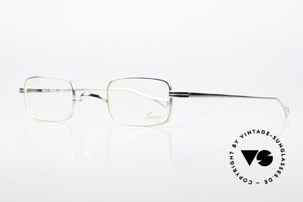 Lunor T3-E-MT PP Eckige Titan Fassung Platin, PP = Platin Plattiert mit W-Steg; made in Japan, Passend für Herren Lunor T3-E-MT PP Eckige Titan Fassung Platin, PP = Platin Plattiert mit W-Steg; made in Japan, Passend für Herren