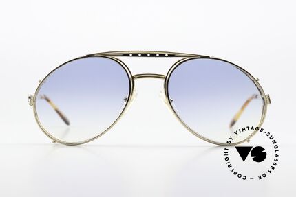Bugatti 02908 Vintage Brille Mit Vorhänger, in typischer / legendärer Bugatti-Tropfenform, Passend für Herren