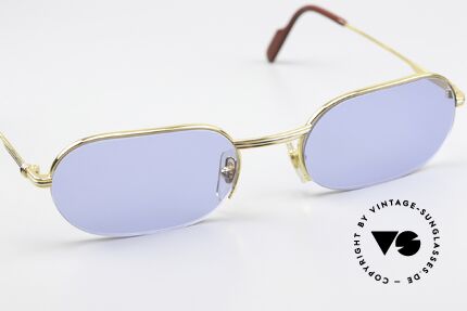 Cartier Ascot 90er Brille Halb Rahmenlos, 2. hand Modell; neuwertiger Zustand mit Cartier Box, Passend für Herren und Damen