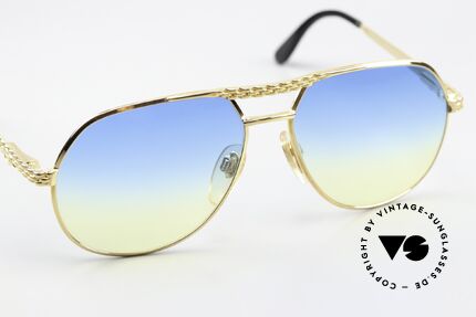 Bugatti EB502 - S Gelbgold Luxusbrille 90er, ungetragene Rarität (inkl. BUGATTI Etui); Sammlerstück, Passend für Herren und Damen