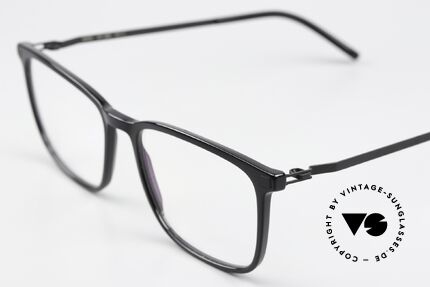 Mykita Amak Eckige Brille In Schwarz, wohlbekannte Spitzenqualität; handmade in Germany, Passend für Herren und Damen