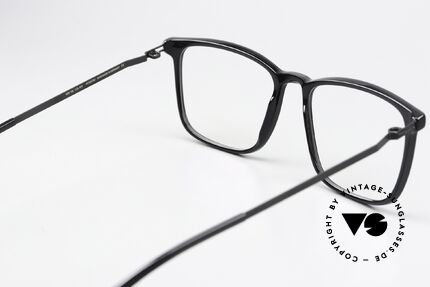 Mykita Amak Eckige Brille In Schwarz, genial flexible Brillenfassung: eine Größe passt allen, Passend für Herren und Damen