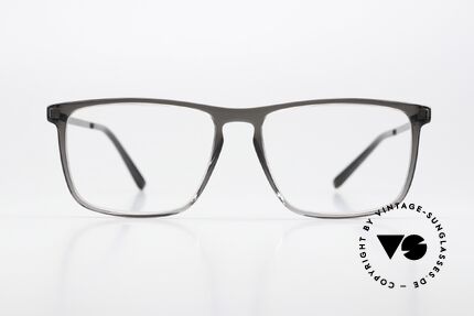 Mykita Arvik Grey Gradient / Shiny Graphite, eckige Brille der LITE-Kollektion (Damen & Herren), Passend für Herren und Damen
