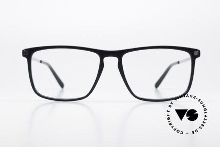 Mykita Arvik Dark Blue / Shiny Silver, eckige Brille der LITE-Kollektion (Damen & Herren), Passend für Herren und Damen