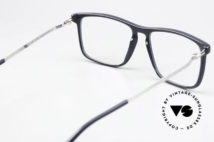 Mykita Arvik Dark Blue / Shiny Silver, Brillenfassung ist beliebig verglasbar (optisch/Sonne), Passend für Herren und Damen