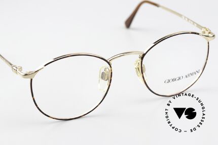 Giorgio Armani 132 47mm Alte Pantobrille Small 90er, ungetragen; wie alle unsere vintage Armani Fassungen, Passend für Herren