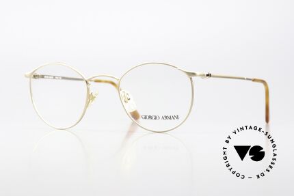 Giorgio Armani 132 47mm Vintage Brille Mattgold Details Giorgio Armani 132 47mm Vintage Brille Mattgold Details