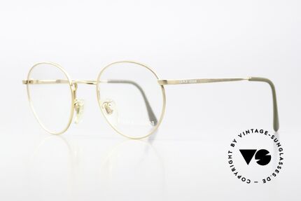 Giorgio Armani 201 47mm Vintage Brille 90er Unisex, zeitloses 90er Jahre Modell mit Federscharnieren, Passend für Herren und Damen
