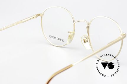 Giorgio Armani 201 49mm Panto Vintage Brille 90er, DEMO-Gläser sollten entsprechend ersetzt werden, Passend für Herren und Damen