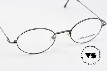 Giorgio Armani 281 90er Metallbrille Schwarz, KEINE Retrobrille, sondern ein 90er Jahre Original, Passend für Herren und Damen Giorgio Armani 281 90er Metallbrille Schwarz, KEINE Retrobrille, sondern ein 90er Jahre Original, Passend für Herren und Damen