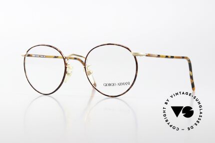 Giorgio Armani 138 Vintage Panto Brille Small Details