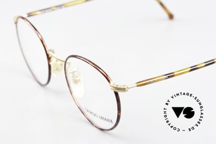 Giorgio Armani 138 Vintage Panto Brille Small, ein 'intellektuelles / spirituellen' Design; Gr. 47/20, Passend für Herren und Damen