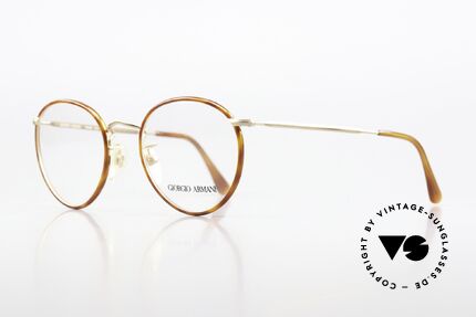 Giorgio Armani 112 90er Panto Fassung Herren, wahre 'Gentlemen-Brille' in fühlbarer TOP-Qualität, Passend für Herren