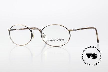 Giorgio Armani 192 Ovale Brille Federscharniere Details