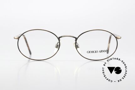 Giorgio Armani 192 Ovale Brille Federscharniere, zeitlose, ovale Giorgio Armani 80er Brillenfassung, Passend für Herren und Damen Giorgio Armani 192 Ovale Brille Federscharniere, zeitlose, ovale Giorgio Armani 80er Brillenfassung, Passend für Herren und Damen