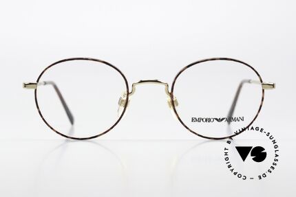 Giorgio Armani EA008 Pantobrille Rund Unisex, dezentes Modell aus der Emporio Armani Kollektion, Passend für Herren und Damen Giorgio Armani EA008 Pantobrille Rund Unisex, dezentes Modell aus der Emporio Armani Kollektion, Passend für Herren und Damen