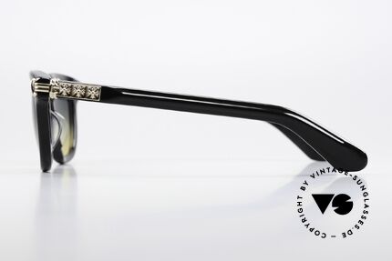 Chrome Hearts Smoke Show Azetat Sonnenbrille 18k Gold, edle ZEISS-Sonnengläser mit zweifach-Verlauf, Passend für Herren und Damen