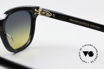 Chrome Hearts Smoke Show Azetat Sonnenbrille 18k Gold, Größe: medium, Passend für Herren und Damen