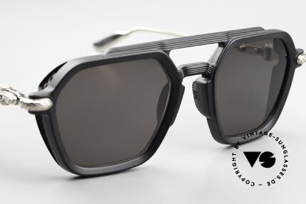 Chrome Hearts Fuckery Provokante Designer Brille, hochwertige ZEISS-Sonnengläser in dunkelgrau, Passend für Herren