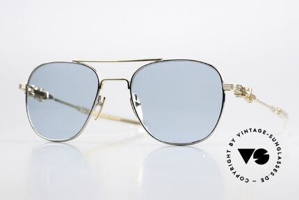 Chrome Hearts Wence Herrensonnenbrille Bicolor, rare CHROME HEARTS Sonnenbrille für Kenner, Passend für Herren