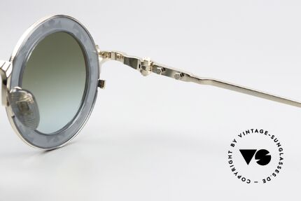 Chrome Hearts Cliticism Runde Luxus Sonnenbrille, ein Highlight für alle Chrome Hearts Kenner, Passend für Herren und Damen