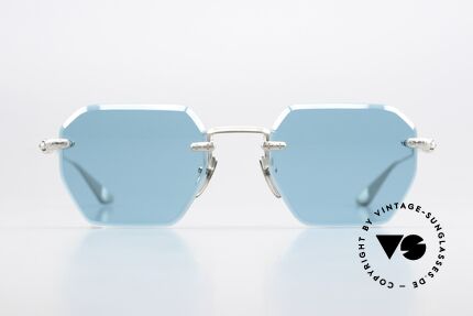 Chrome Hearts Hole Shot Sonnenbrille Randlos Titan, Modell HOLE SHOT, BS-S, in Größe 52-21, 148, Passend für Herren und Damen