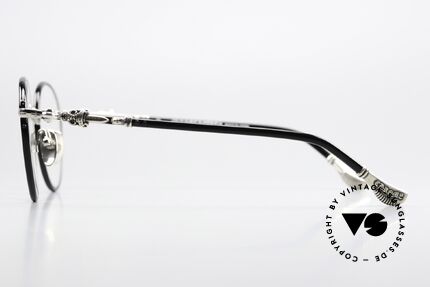 Chrome Hearts Firkin Pantobrille Sterling Silber, mit den typischen CHROME HEARTS Insignien, Passend für Herren und Damen