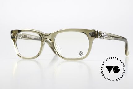 Chrome Hearts Dooable Dicke Azetatbrille Herren, dicke AZETATBRILLE von CHROME HEARTS, Passend für Herren